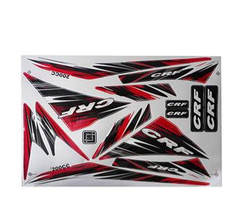 آرم کامل برچسب فلات و پرواز CRF200GY